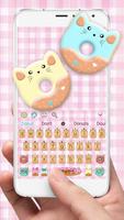Colorful Donut Keyboard Affiche