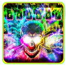 Colorful Smokey Neon Skull APK