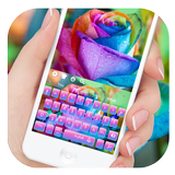 Colorful Rose Keyboard icône