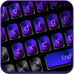 Descargar APK de Cool Black Violet Keyboard