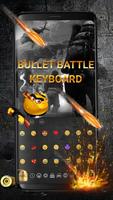 Gunnery Bullet Battle Keyboard Theme captura de pantalla 1