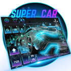 Super car keyboard-icoon