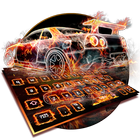 Clavier Car Cool Fire icône