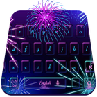 Cool Fireworks Keyboard Theme icon