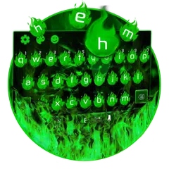 green <span class=red>flame</span> keyboard