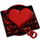 Icona 3D Cool Love Heart Keyboard Theme