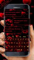 Poster 3D Cool Love Heart Keyboard Theme