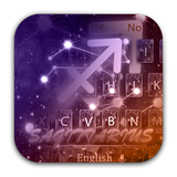 Cool Sagittarius Starry Keyboard biểu tượng
