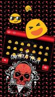 Cool Skull Keyboard Theme capture d'écran 2