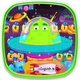 Cartoon Spaceship Keyboard Theme icon