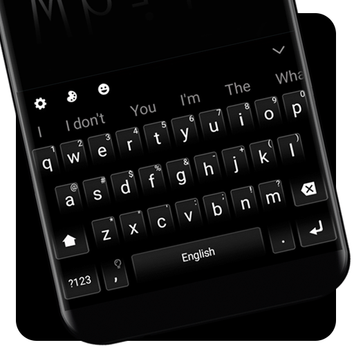 Classic Business Black White Keyboard Theme