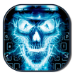 Flaming Skull Keyboard