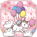Bàn phím Unicorn dễ thương biểu tượng