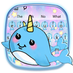 Cute Unicorn Whale Keyboard