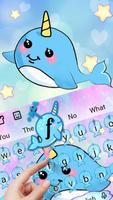 Cute Unicorn Whale syot layar 1