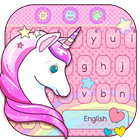 Cute Unicorn Keyboard Theme icône
