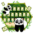 Cute Bamboo Panda Keyboard