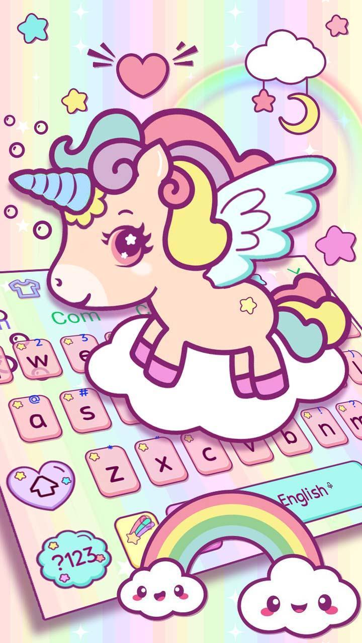 Cute Rainbow Unicorn Keyboard For Android Apk Download