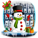 Cute Christmas Snowman Keyboard theme APK