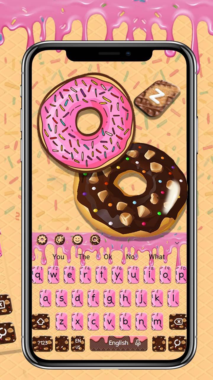Tema Keyboard Lucu Manis Donat for Android - APK Download