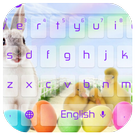 Cute Bunny Rainbow Keyboard icon