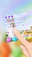 Cute Bunny Rainbow Keyboard screenshot 1