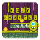 APK Cute Green Monster Keyboard Theme