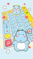 Cute hippo keyboard screenshot 1