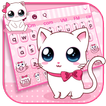 Cute Kawaii Cat Theme Keyboard