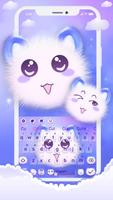 Cute Kitty Kawaii Keyboard poster
