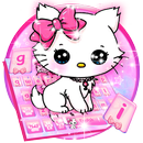 Süße Kitty-Tastatur APK