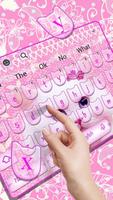 Cute Furry Cat Keyboard Theme Affiche
