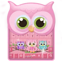 Cute owl keyboard APK download