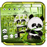 Lindo tema del teclado Panda icono