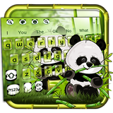 Cute Panda Keyboard Theme ícone