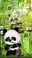 Cute Panda Keyboard Theme الملصق