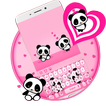 Cute panda keyboard love