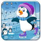 Cute Penguins Keyboard Theme আইকন