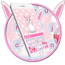 Cute Rabbit Keyboard Theme APK