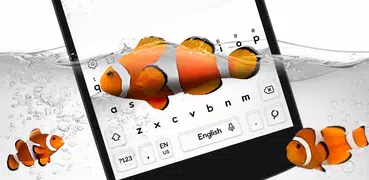 Animated Cute Fish Keyboard