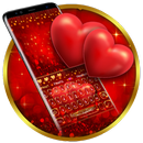 Animated Romantic Hearts Keyboard APK