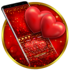 Animated Romantic Hearts Keyboard biểu tượng