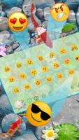 3D Aquarium  Koi Fish Keyboard Theme capture d'écran 2
