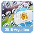 2018 Argentina Football Keyboard ikon