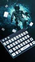 astronaut white dark keyboard space future captura de pantalla 1