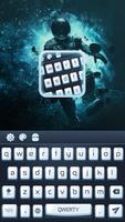 astronaut white dark keyboard space future captura de pantalla 2