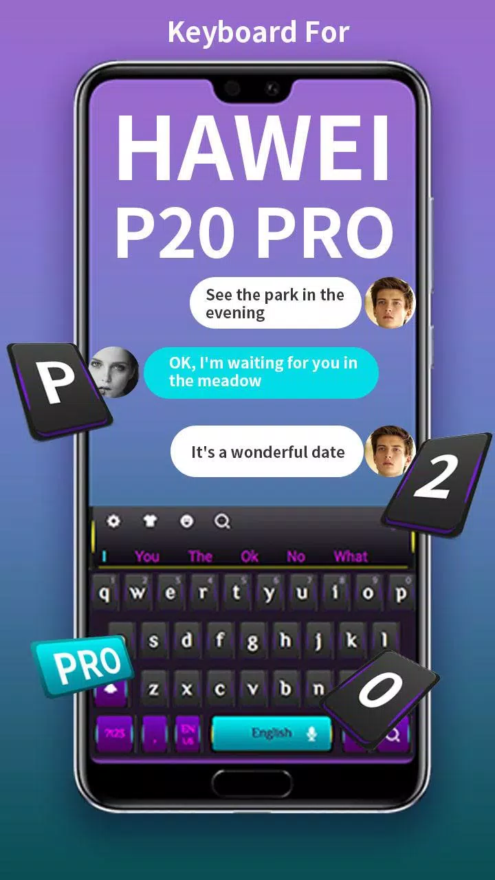 Tastatur für HUAWEI P20 PRO APK für Android herunterladen