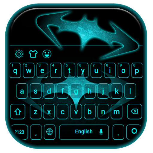 Neon bat keyboard
