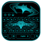 Neon bat keyboard biểu tượng