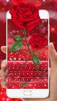Beautiful Red Rose Keyboard screenshot 1